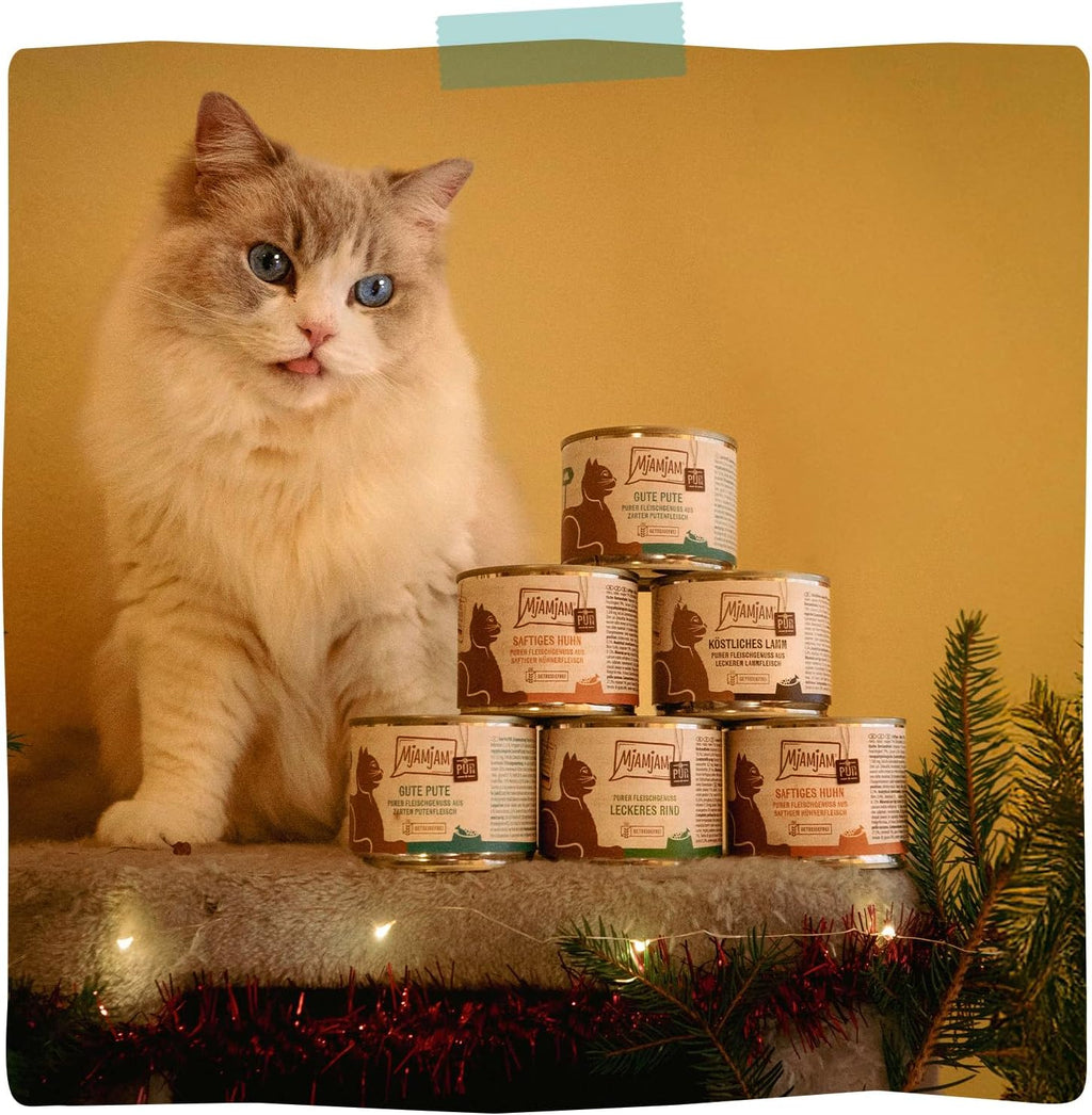 MjAMjAM Nassfutter Katze Huehnchen getreidefrei 6x400g