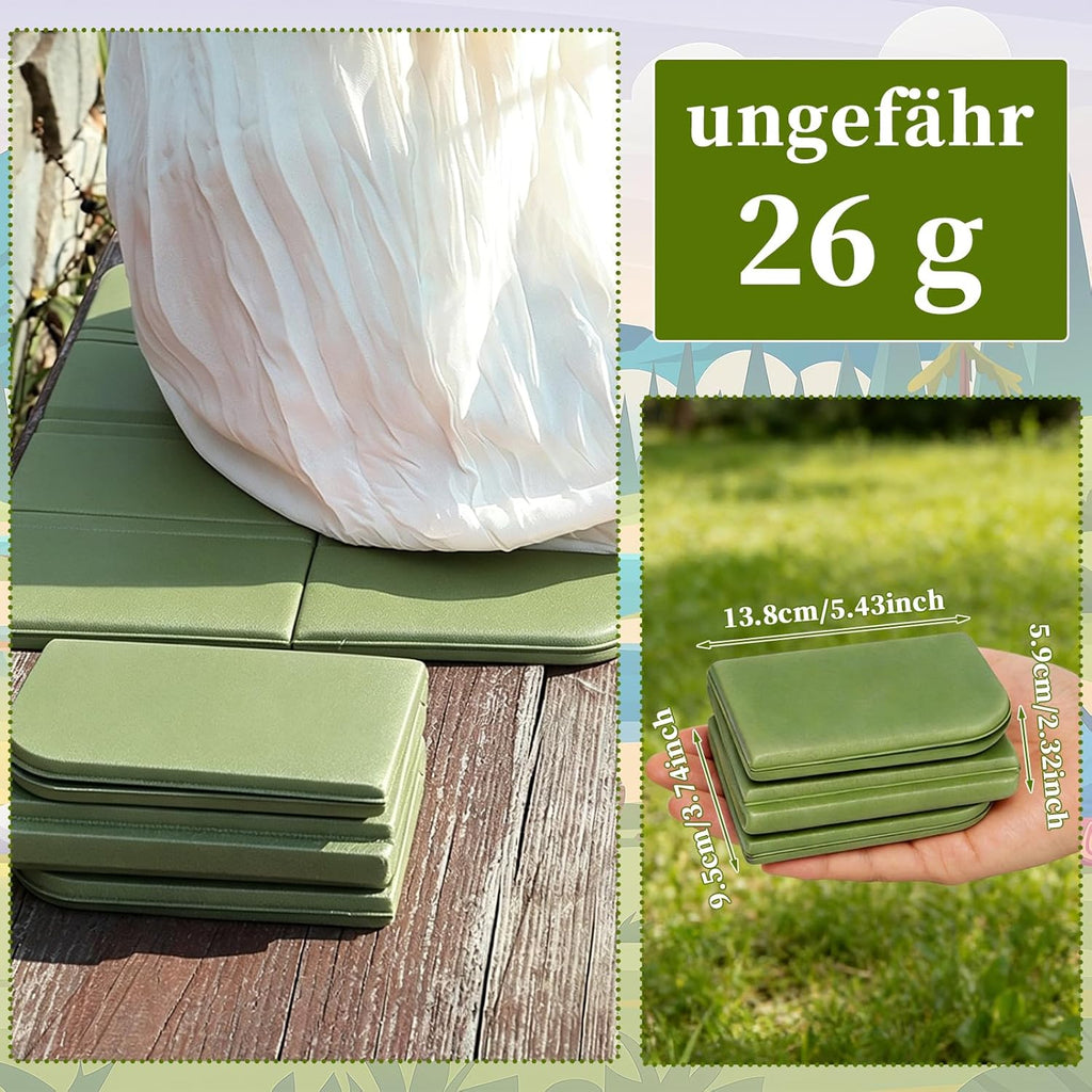 Wander-Set Damen 4-teilig: Kosmetiktasche, Sitzkissen, Kompass, Waermedecke