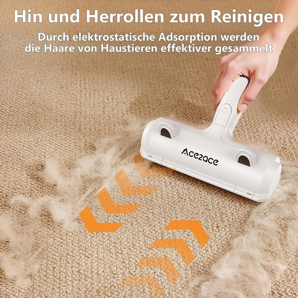 Haushalt Fusselrolle Tierhaarentferner wiederverwendbar Fusselbürste Weiss 1 Stü