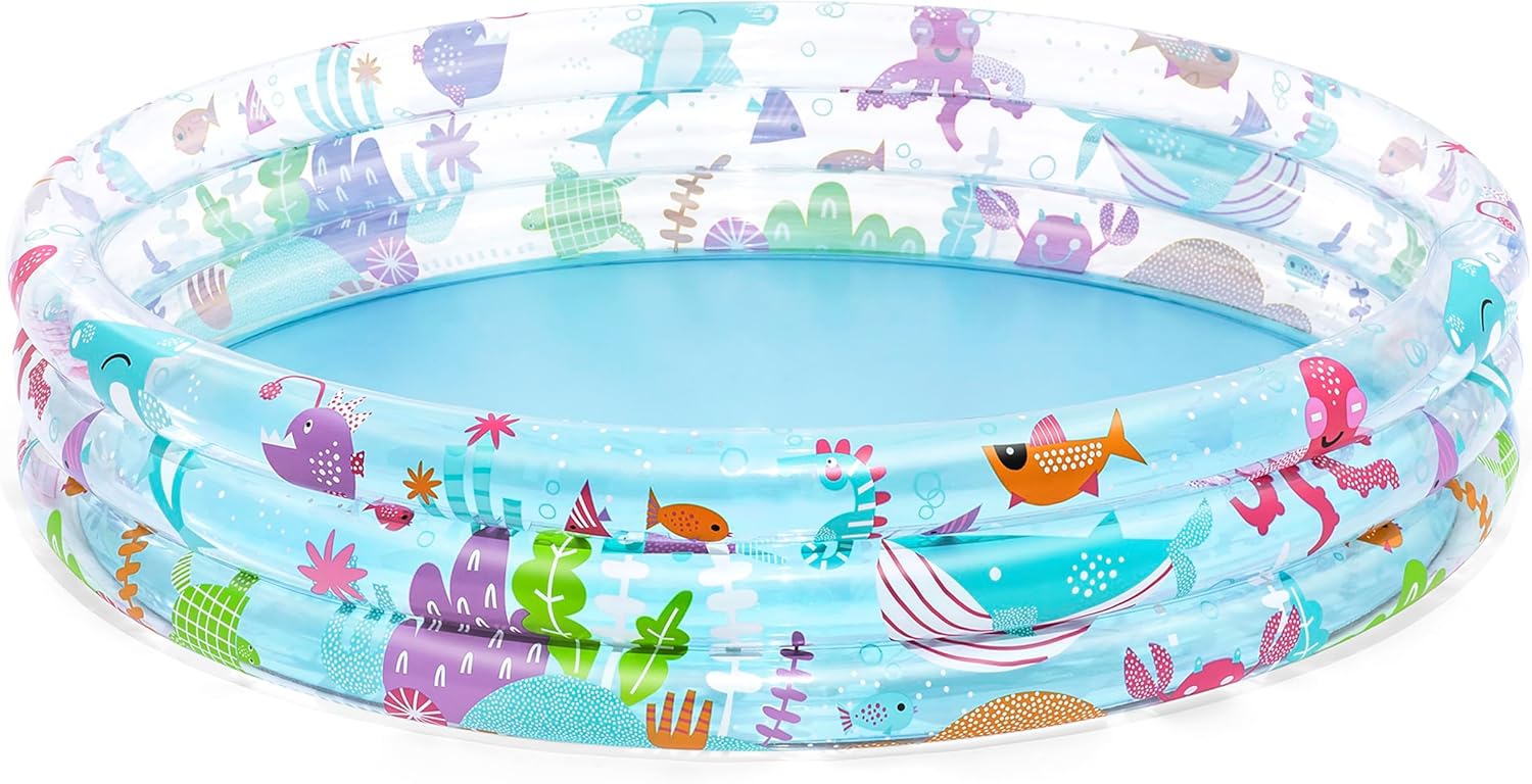 Bestway Kinder Planschbecken Deep Dive Ø152 x 30 cm Aufstellpool