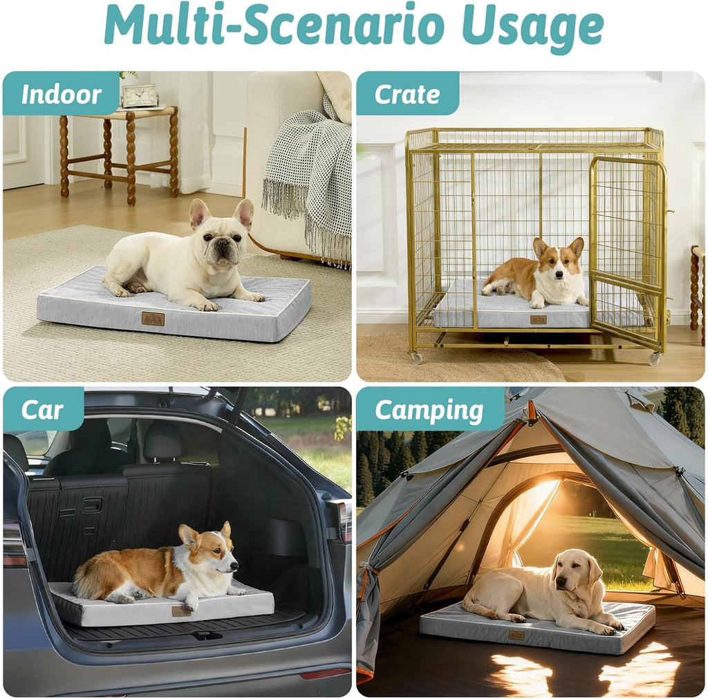 COZY KISS Hundebett 61x41x7,5cm kuehlend orthopaedisch und rutschfest