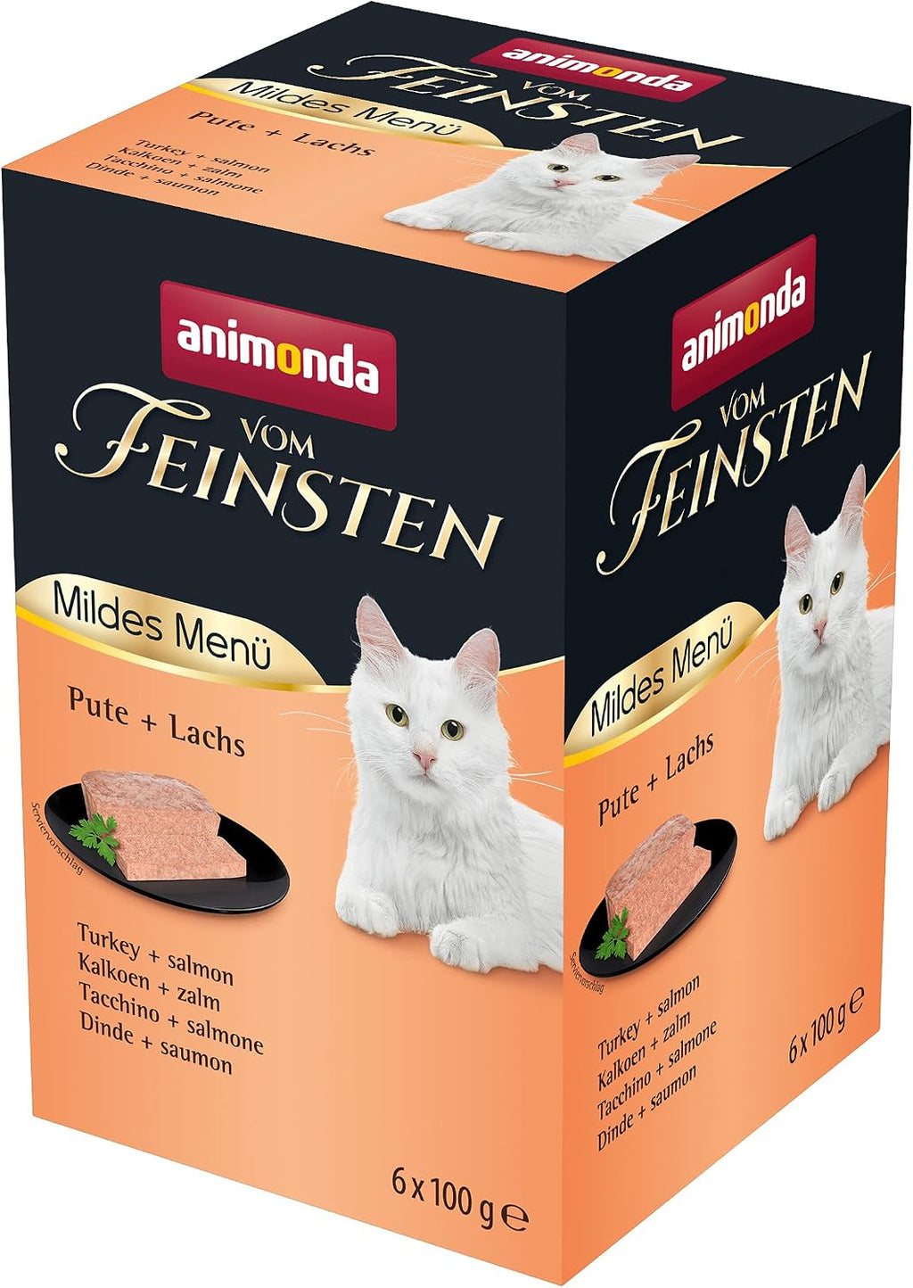 Animonda Vom Feinsten Mildes Menue Katzenfutter Pute 32x100g verschiedene Sorten