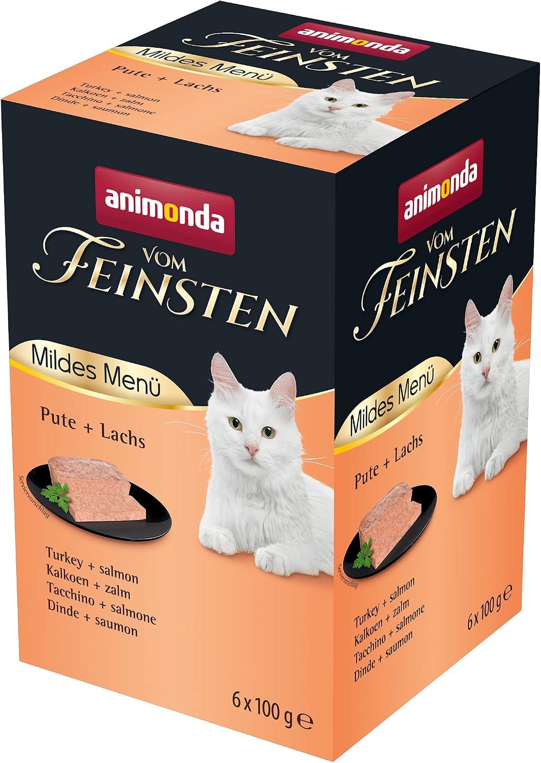 Animonda Vom Feinsten Mildes Menue Katzenfutter Pute 32x100g verschiedene Sorten