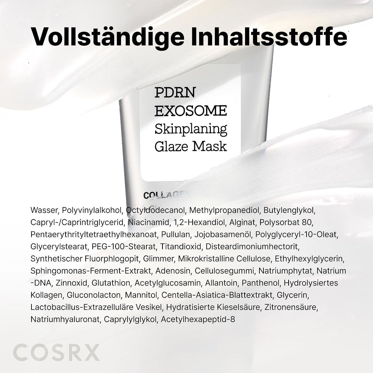COSRX PDRN Exosome Glaze Mask 50 ml Nachtcreme Collagen Glass Skin