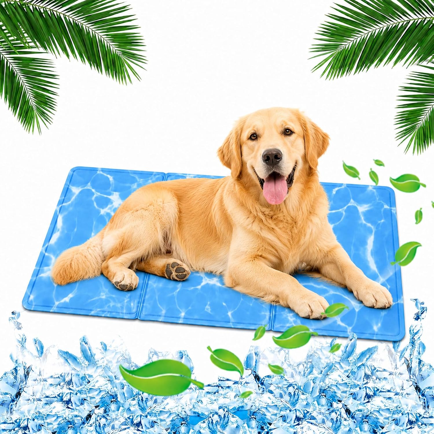 Kuehlmatte Hund 40x50 cm Selbstkuehlende Wasserdichte Hundematte M 2cm