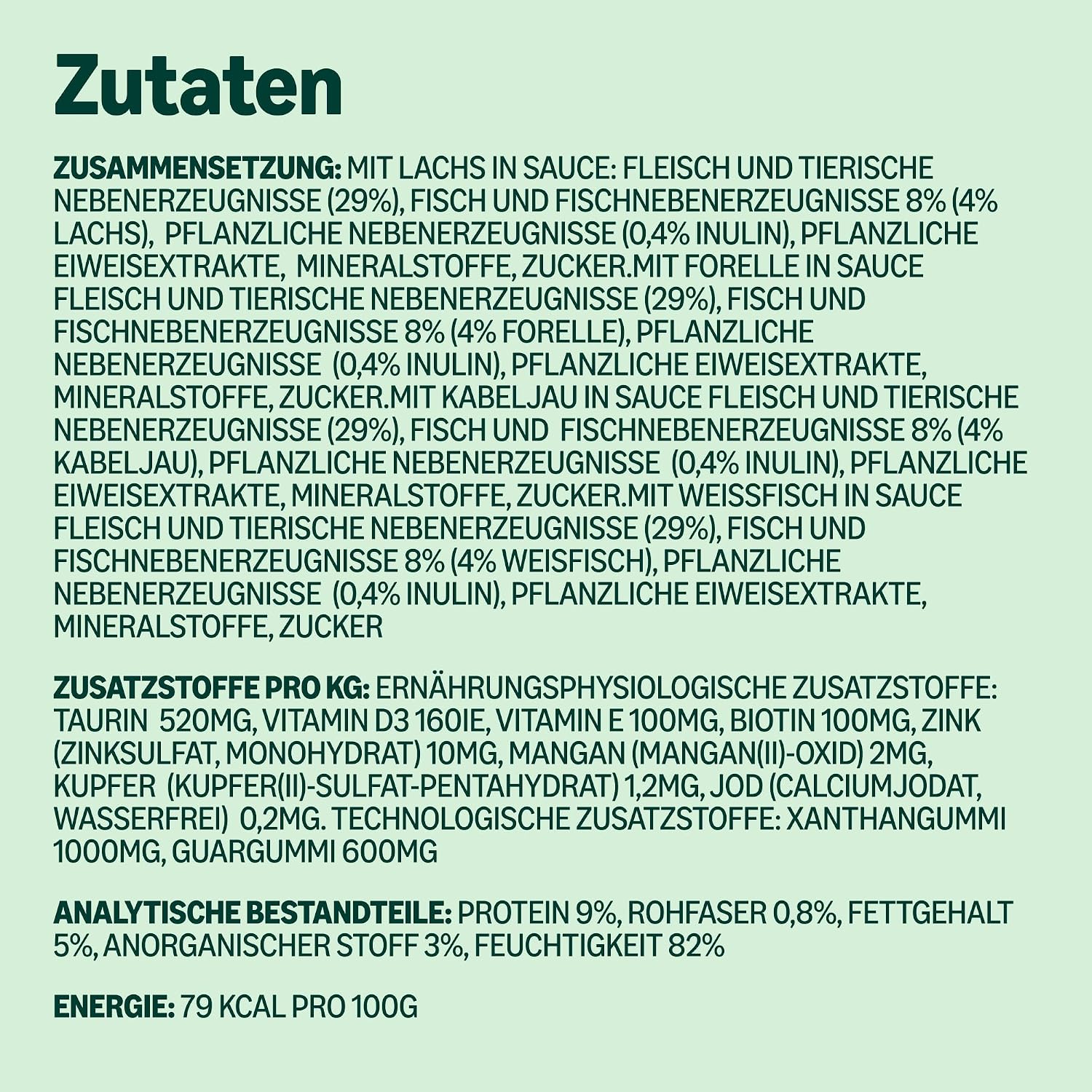 Katzenfutter nass 48er Pack verschiedene Sorten in Sauce