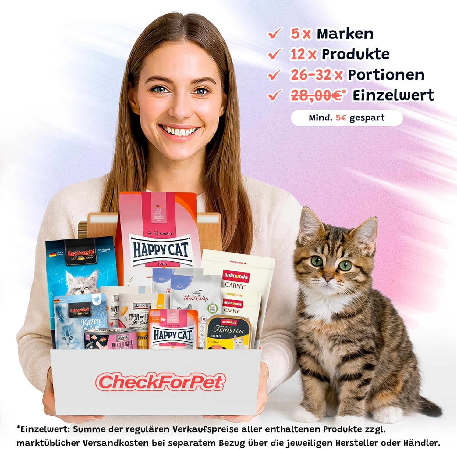 Katzenfutter Probierpaket Senior Nass und Trockenfutter fuer aeltere Katzen