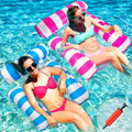 CZMAO Aufblasbare Wasserhaengematte 2er Set mit Pumpe Poolhaengematte