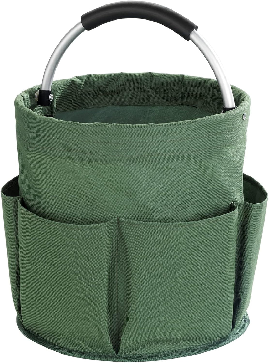 Maximex Reinigungs-Caddy faltbar Gruen mit 6 Taschen gepolsterter Griff