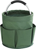 Maximex Reinigungs-Caddy faltbar Gruen mit 6 Taschen gepolsterter Griff