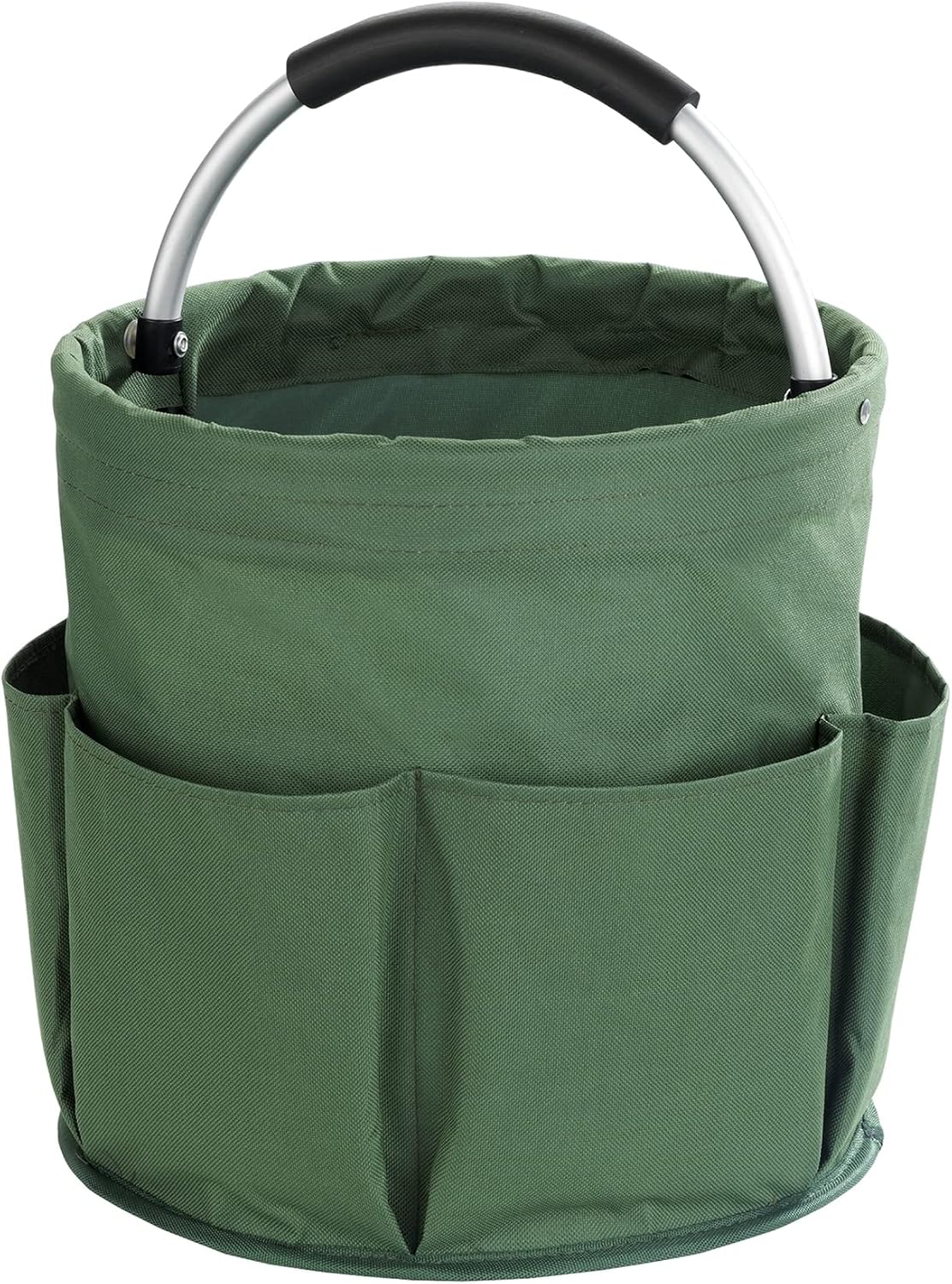 Maximex Reinigungs-Caddy faltbar Gruen mit 6 Taschen gepolsterter Griff