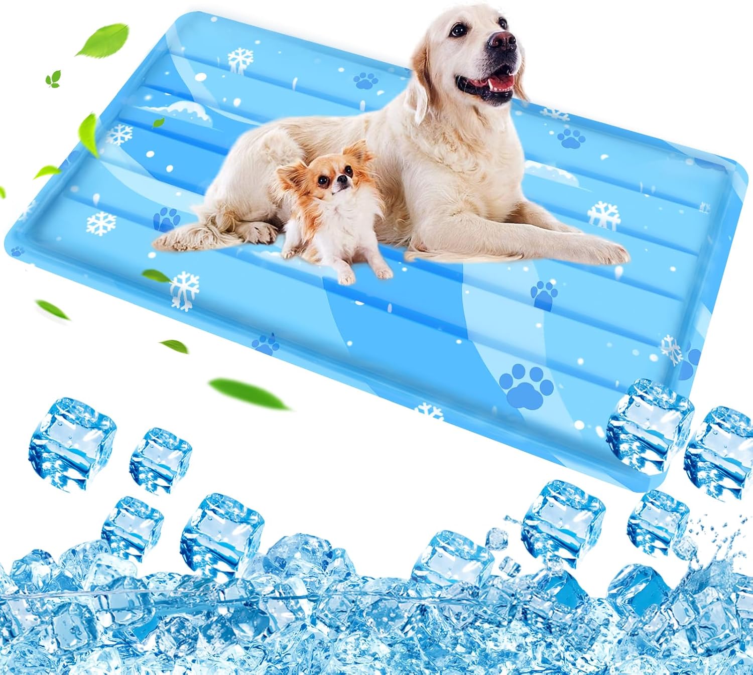 Kuehlmatte fuer Hunde Katze selbstkuehlend kratzfest mit ungiftigem Gel 3cm-15cm