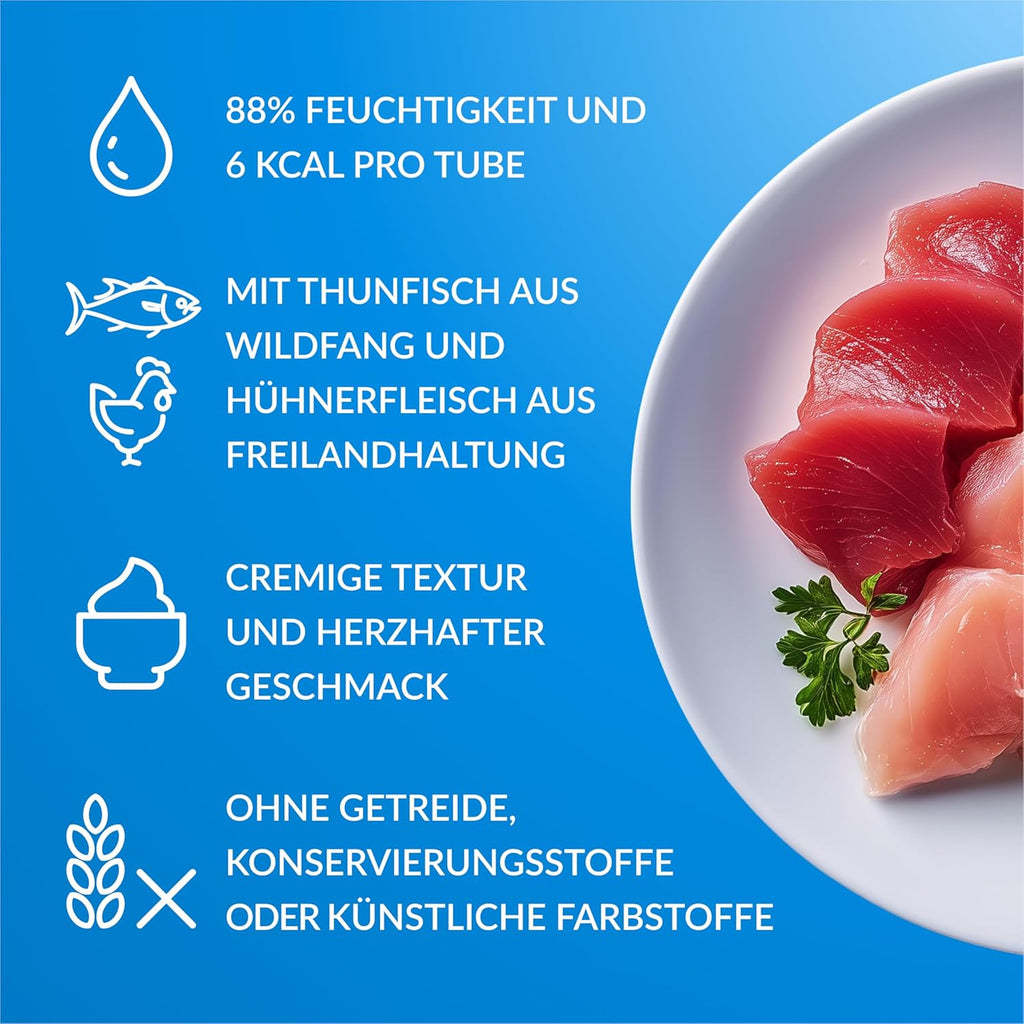 INABA Churu Puree Katzenleckerlis Variety Box 50 x Thunfisch Huhn