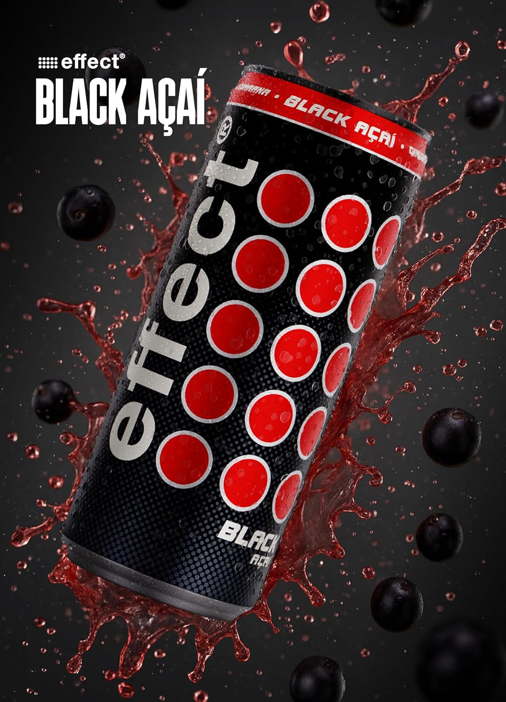 effect Black Acai Energy Drink 24 x Dose koffeinhaltig