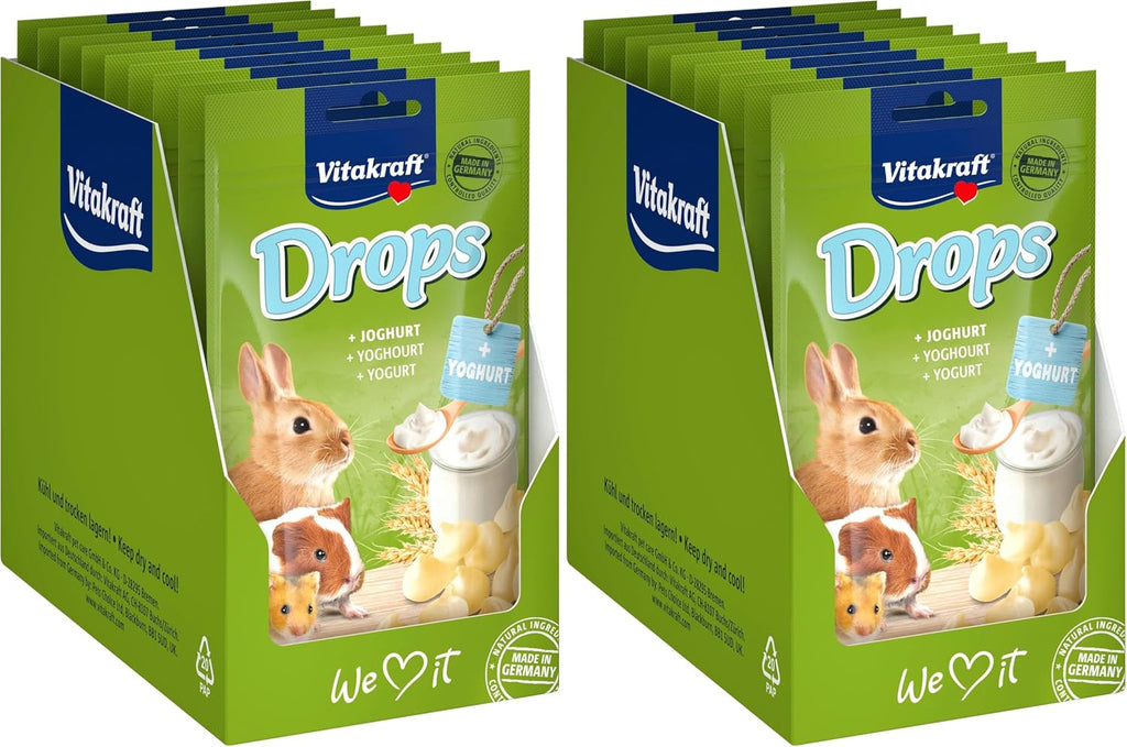 Vitakraft Drops Karotte fuer Hasen und Hamster Leckerli ohne Zucker