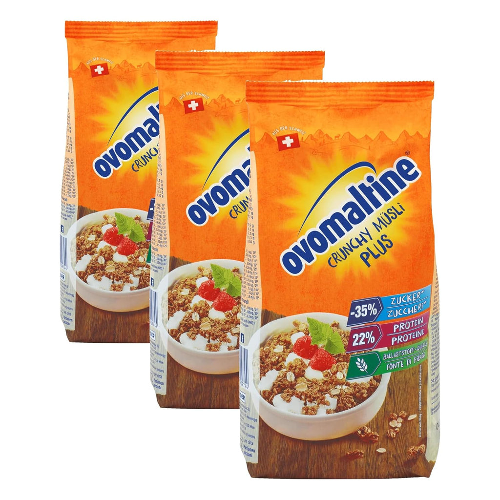 Ovomaltine Crunchy Protein Muesli Cerealien