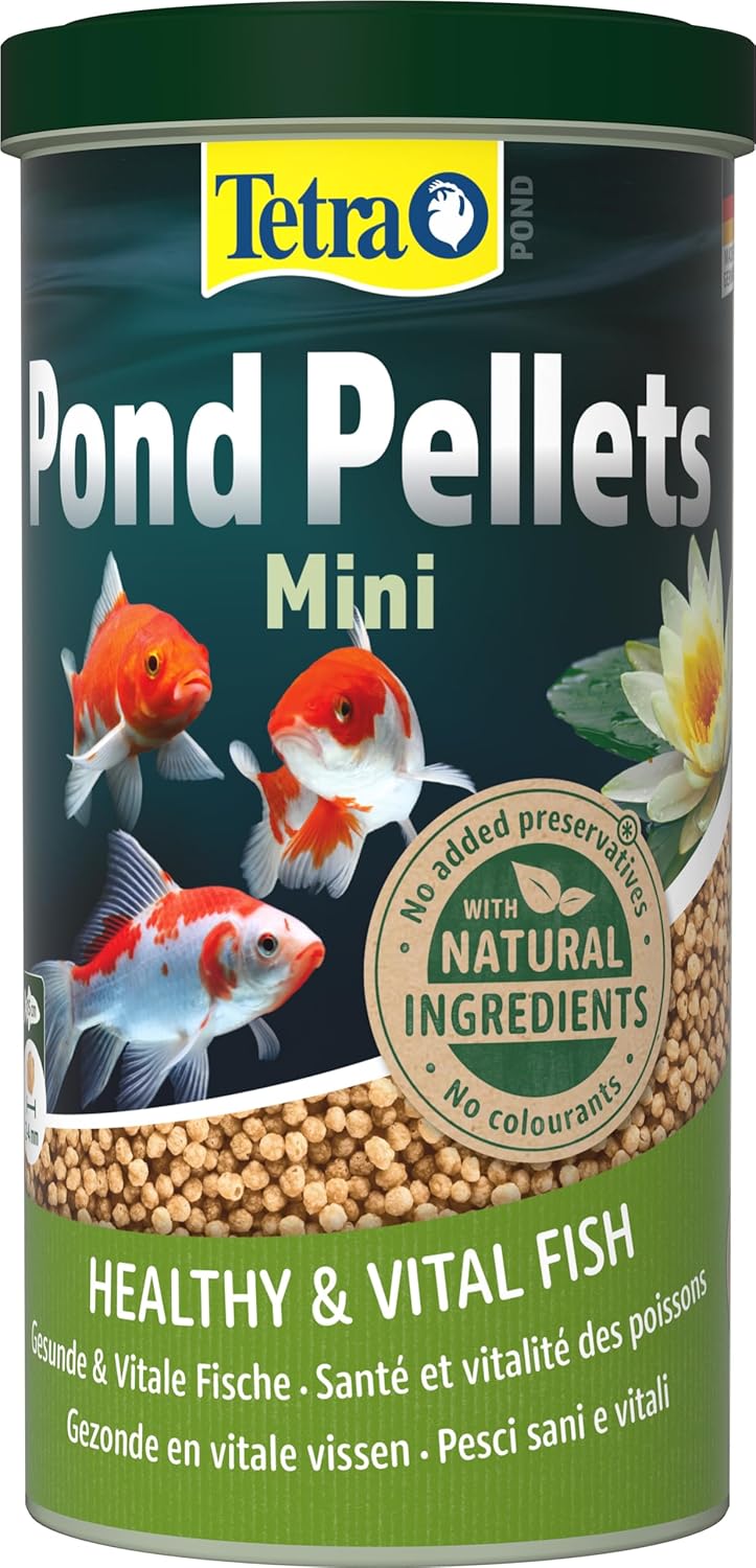 Tetra Pond Pellets Mini Fischfutter fuer kleine und junge Teichfische