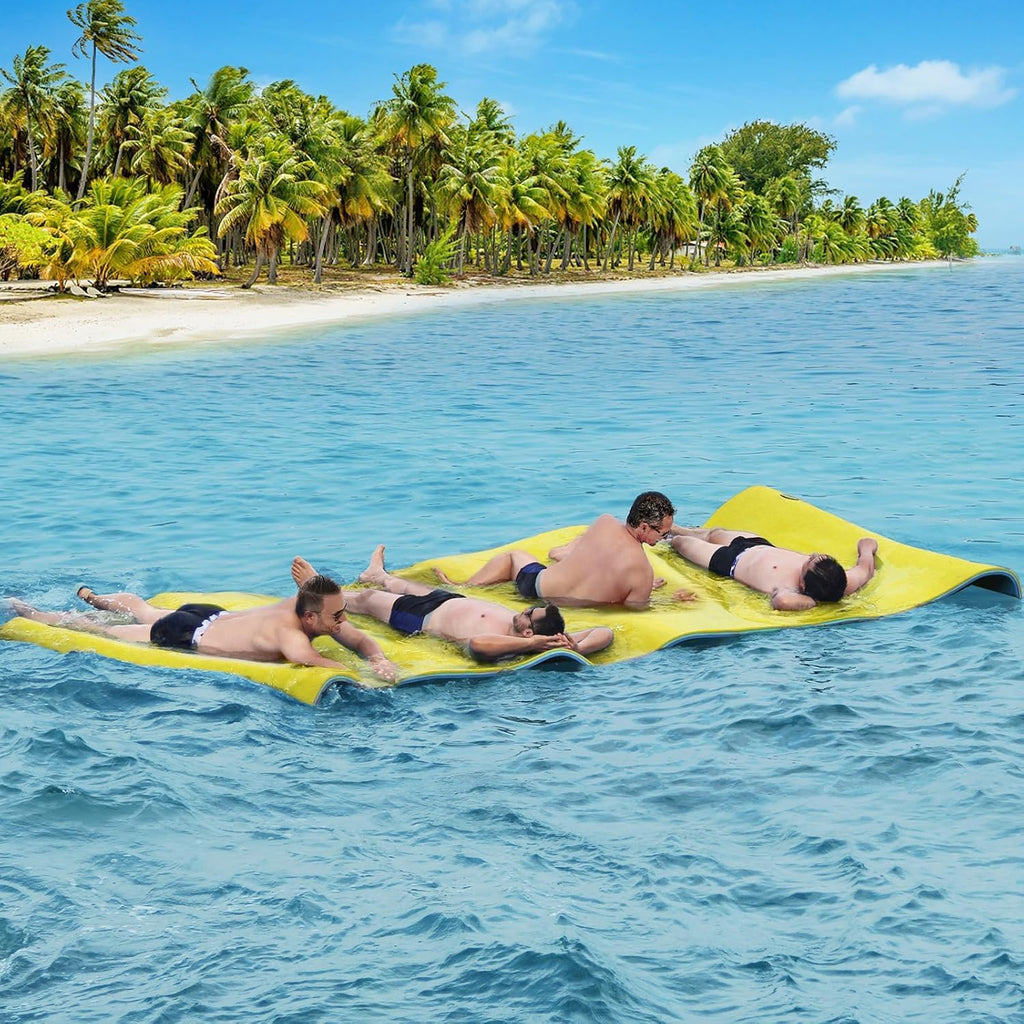 CTSC Schwimmende Wassermatte 3-lagig XPE reissfest Pool Bootsmatte