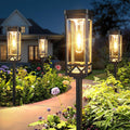 BUCASA Solarlampen Aussen 6er Set 1000 mAh IP65, 15 Std. Beleuchtung Garten