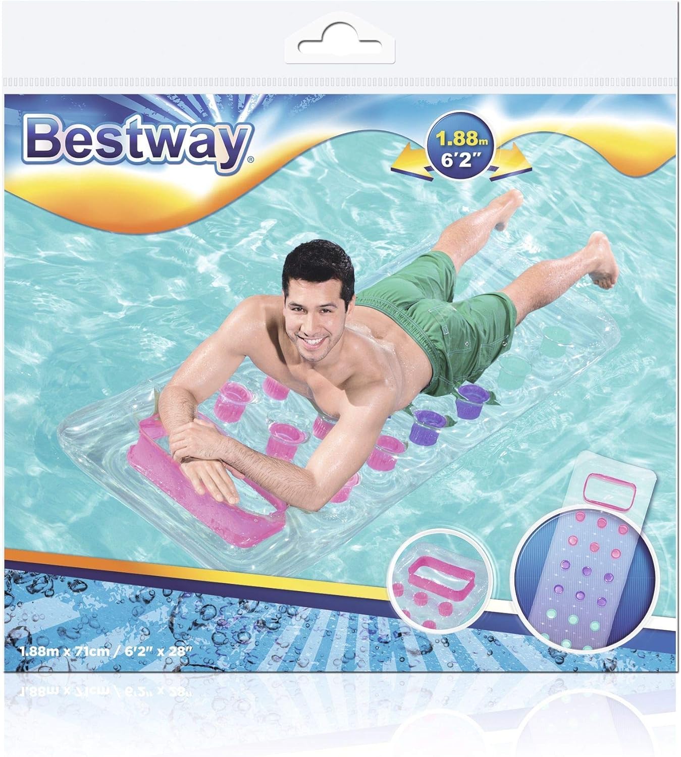 Bestway Luftmatratze Fashion Lounge 71cm Aufblasbar Wasserliege