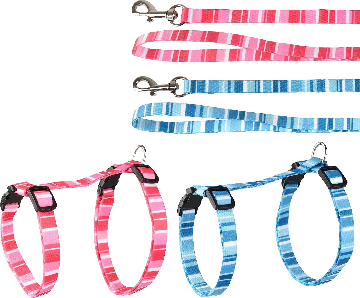 Alfry Katzengeschirr verstellbar mit 100 cm Leine, stilvolles Design