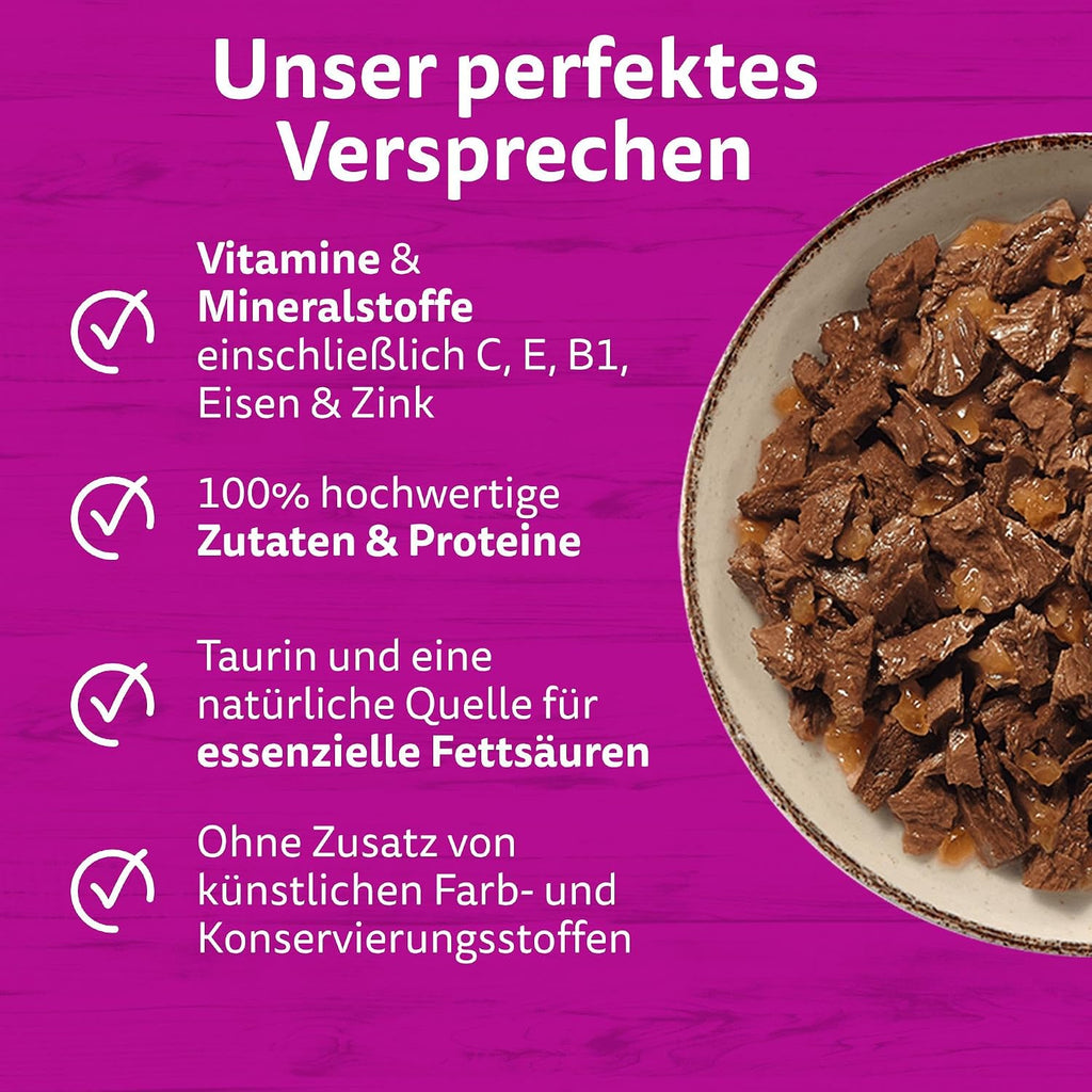 Whiskas 1+ Katzennassfutter Ragout in Gelee verschiedene Sorten