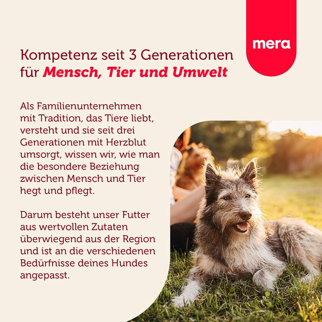MERA Essential Soft Brocken Hunde Trockenfutter fuer empfindliche Zaehn
