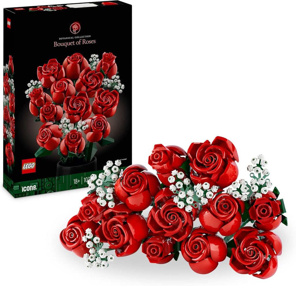 LEGO 10328 Botanicals Rosenstrauss Set Kunstblumen Deko Modell Bauset