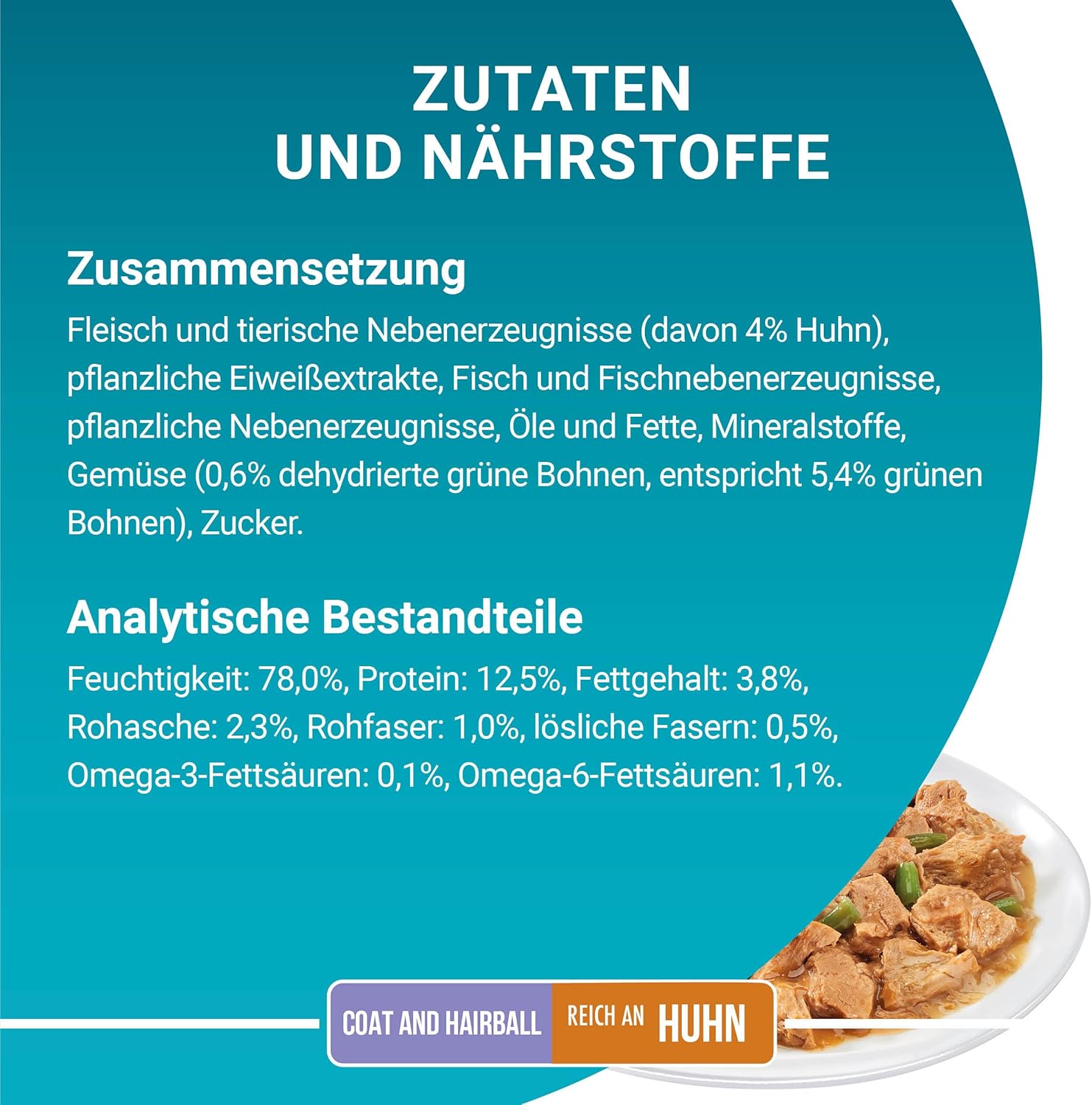 Purina ONE Nassfutter Huhn Coat & Hairball 26 x ()