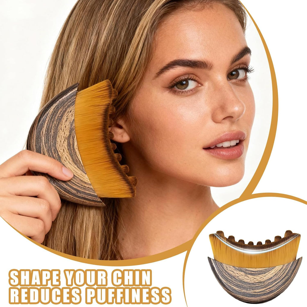 Lymphbuerste Gesicht Gesichtsmassage Lymphdrainage Kieferformung