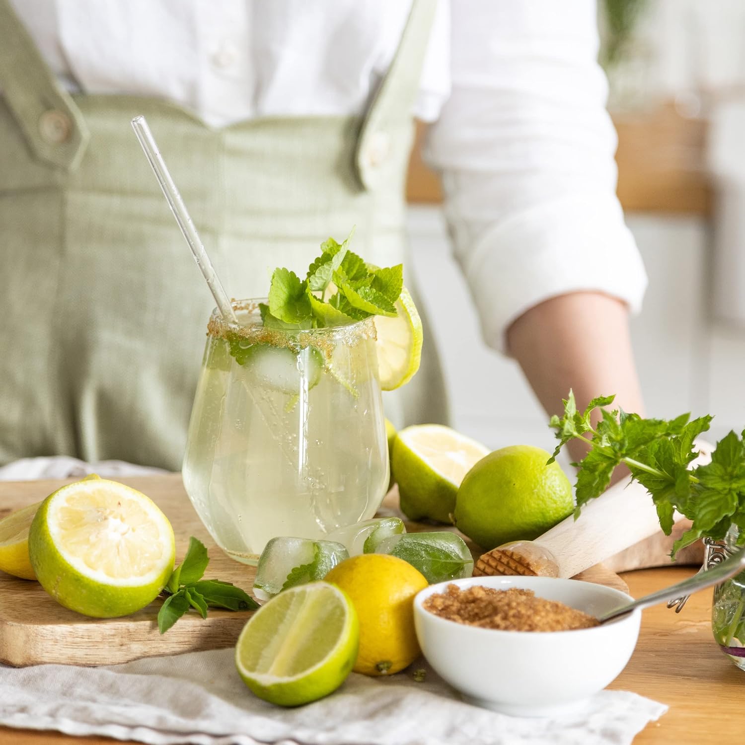 OwnGrown Cocktail Kraeuter Set 8 Sorten Samen Basilikum Minze Zitronenmelisse
