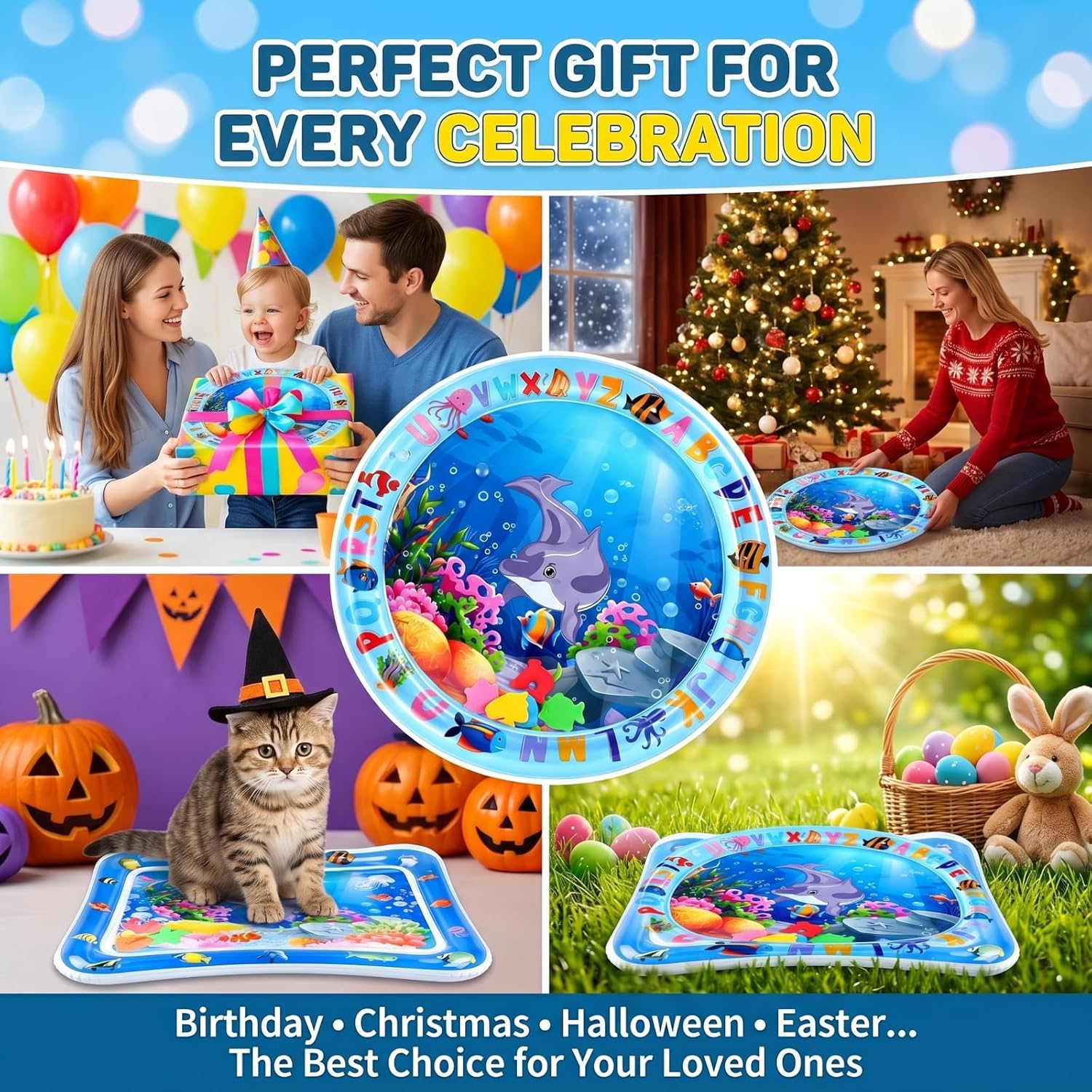 Cat Water Upstream Lotus Wasserspiel Matte fuer Katzen und Hunde interaktiv