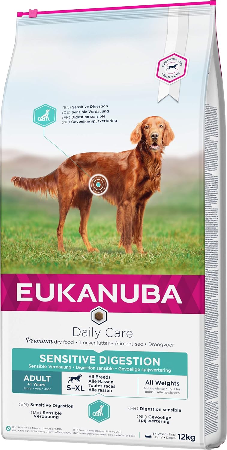 Hundefutter Eukanuba Daily Care Sensitive Digestion 2- verschiedene Sorten