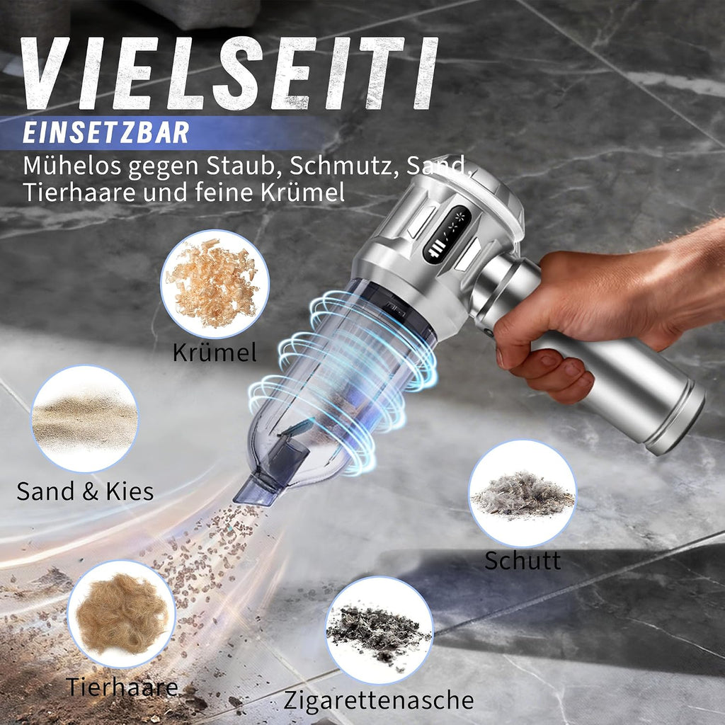 Citybee Akku-Handstaubsauger kabellos 25000 Pa Mini Staubsauger