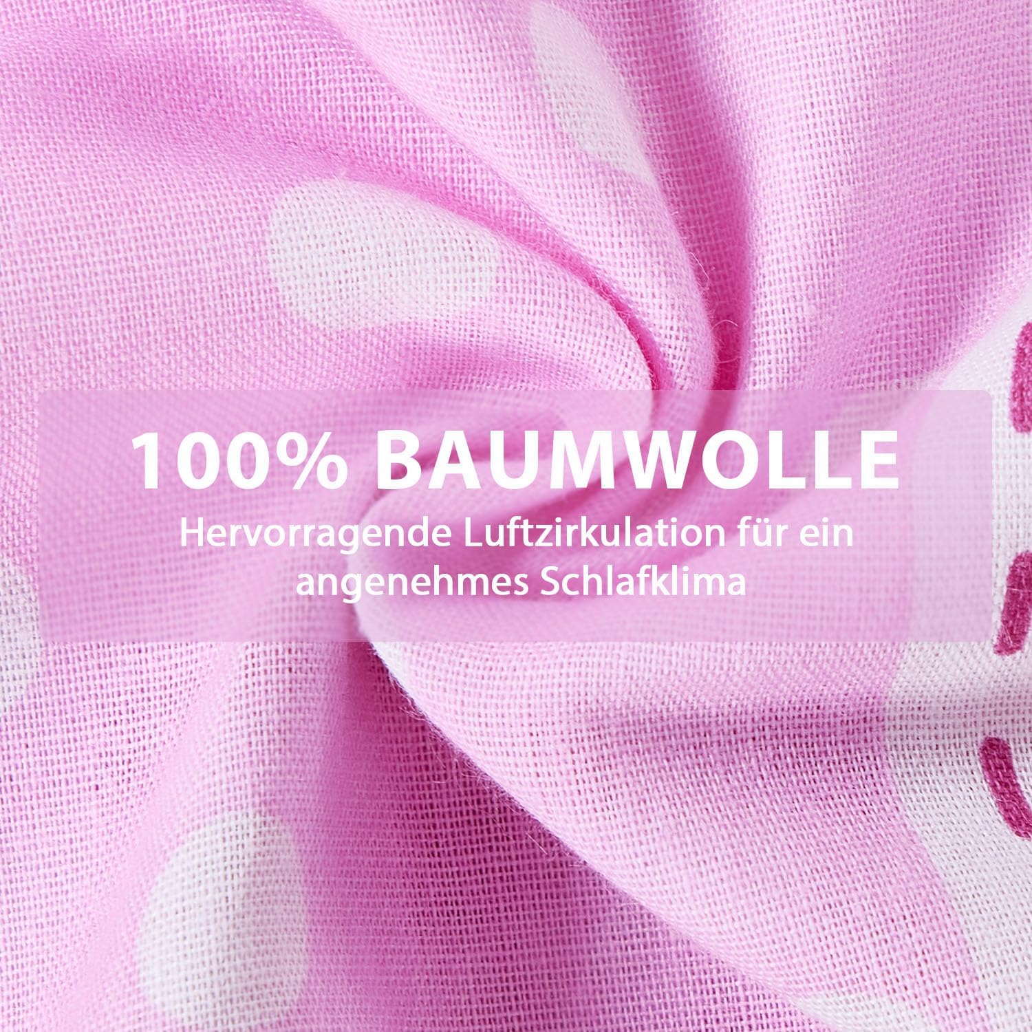 Bettwaesche 135x200 2-teilig Baumwolle Streifen Blau Oeko‑Tex Reissverschluss