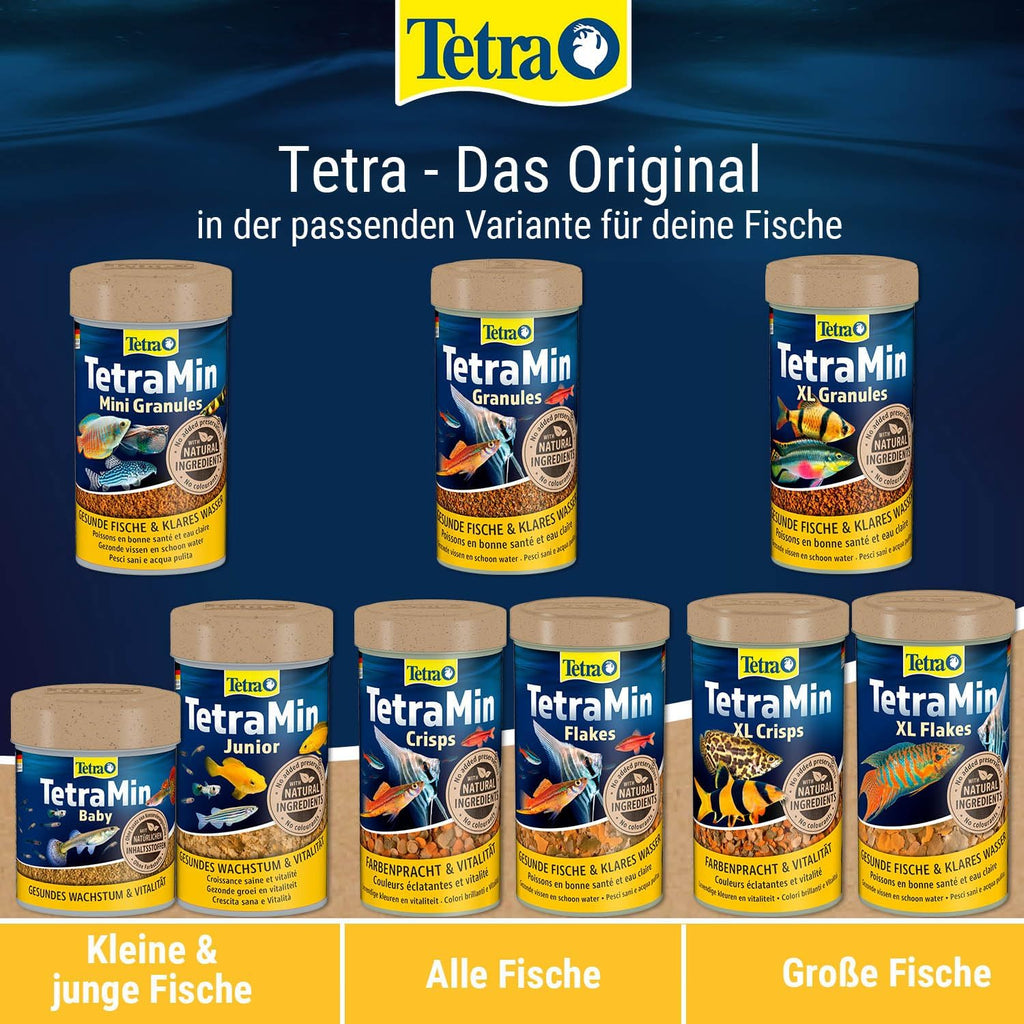 TetraMin XL Flockenfutter 1 L Dose fuer groessere Zierfische gesundes Wachstum