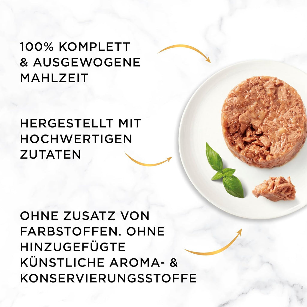 Gourmet Gold Ragout Duetto Katzenfutter nass Lachs und Seelachs