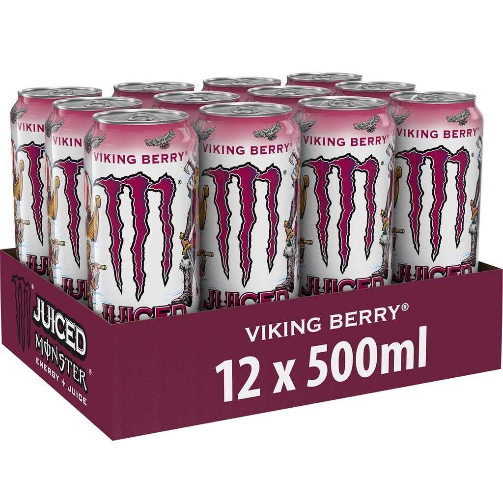 Monster Energy® Viking Berry - koffeinhaltiger Energy-Drink mit Waldbeeren-Gesch