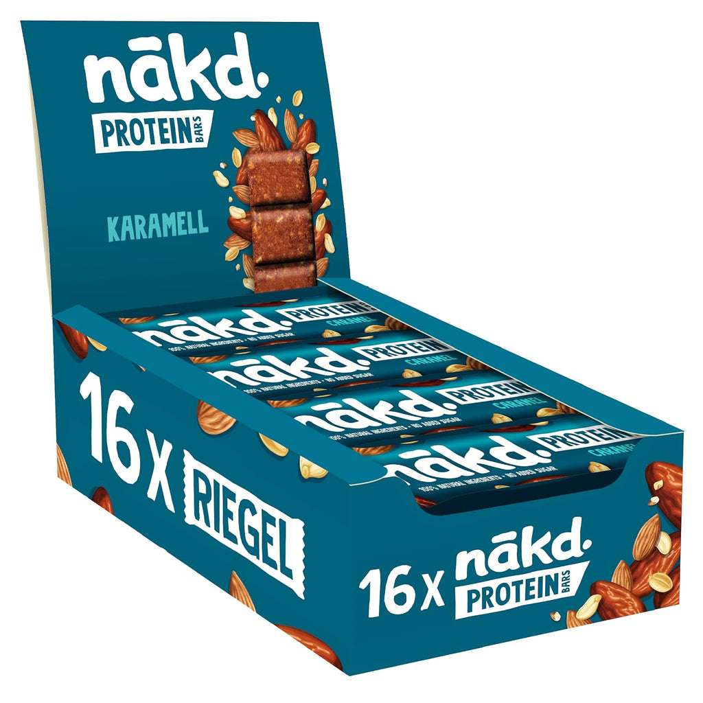 Nākd Protein Riegel Erdnussbutter vegan 16 x verschiedene Sorten