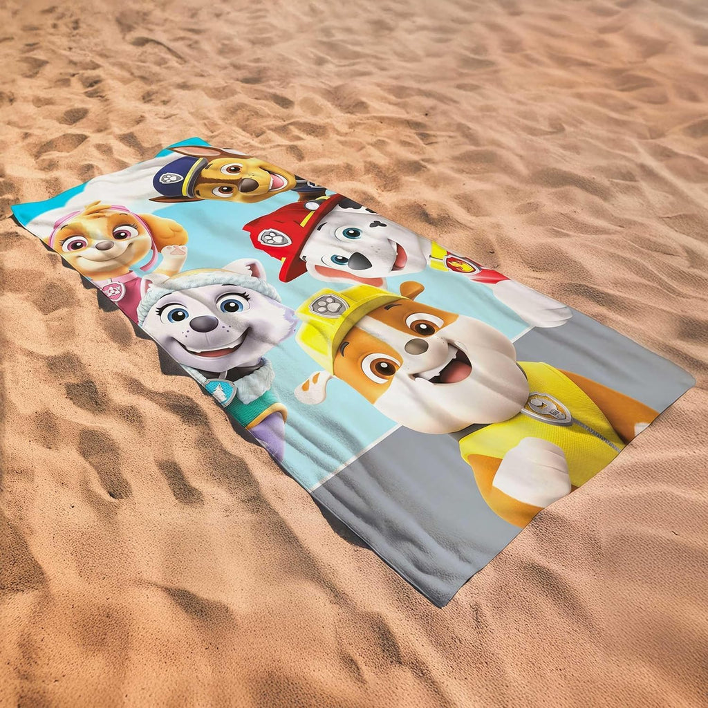 Jerry Fabrics Saunatuch Strandtuch Paw Patrol 70x140 cm 100% Baumwolle
