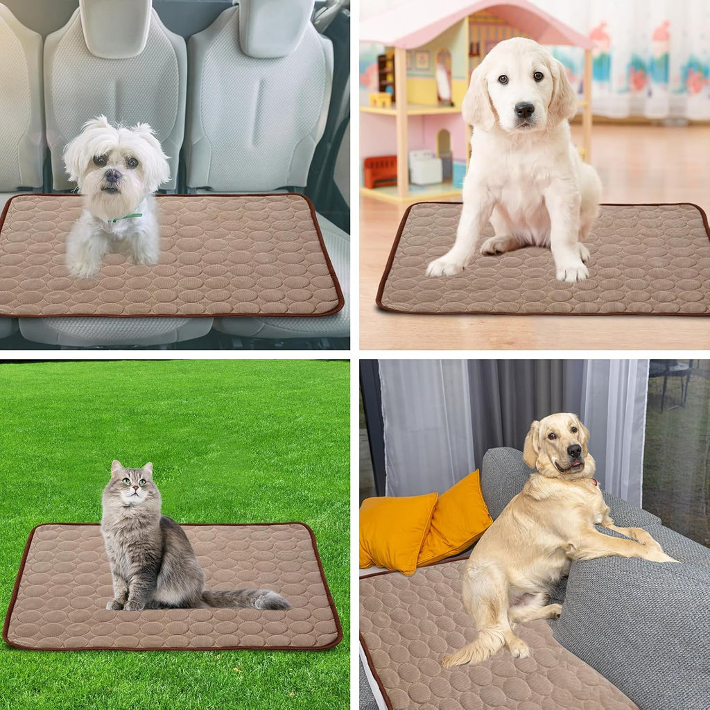 Kuehlmatte fuer Hunde und Katzen - Matte kuehlend fuer Innen, Aussen, Transport