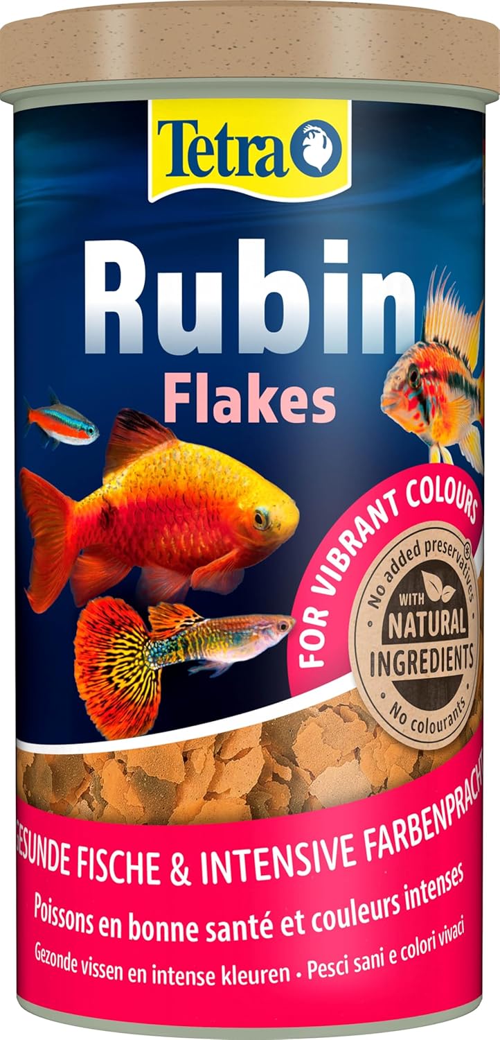 Tetra Rubin Flakes Fischfutter fuer farbintensive Zierfische