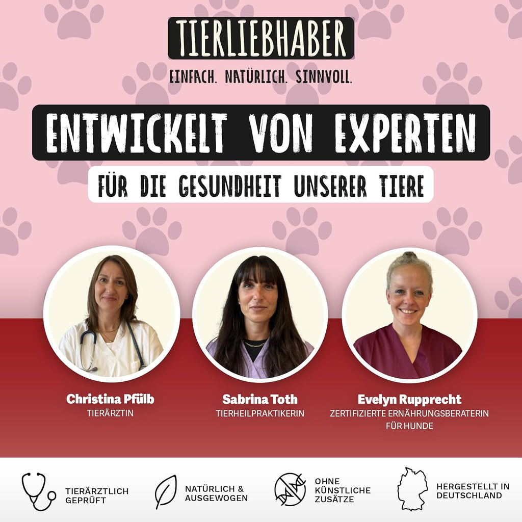 TIERLIEBHABER Nassfutter Rind mit Gemuese 91% Fleischanteil