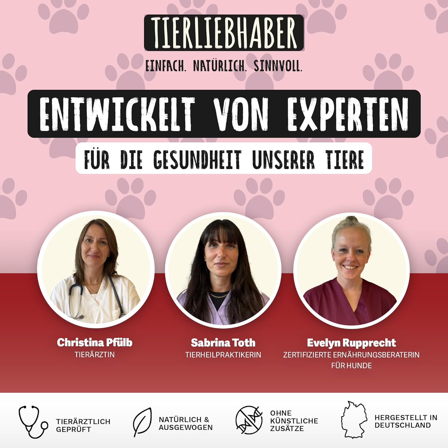 TIERLIEBHABER Nassfutter Rind mit Gemuese 91% Fleischanteil