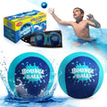 KmmiFF Wasser Sprungball 2er Set Bounce Balls Pool Strand See Wasserspiel Kinder
