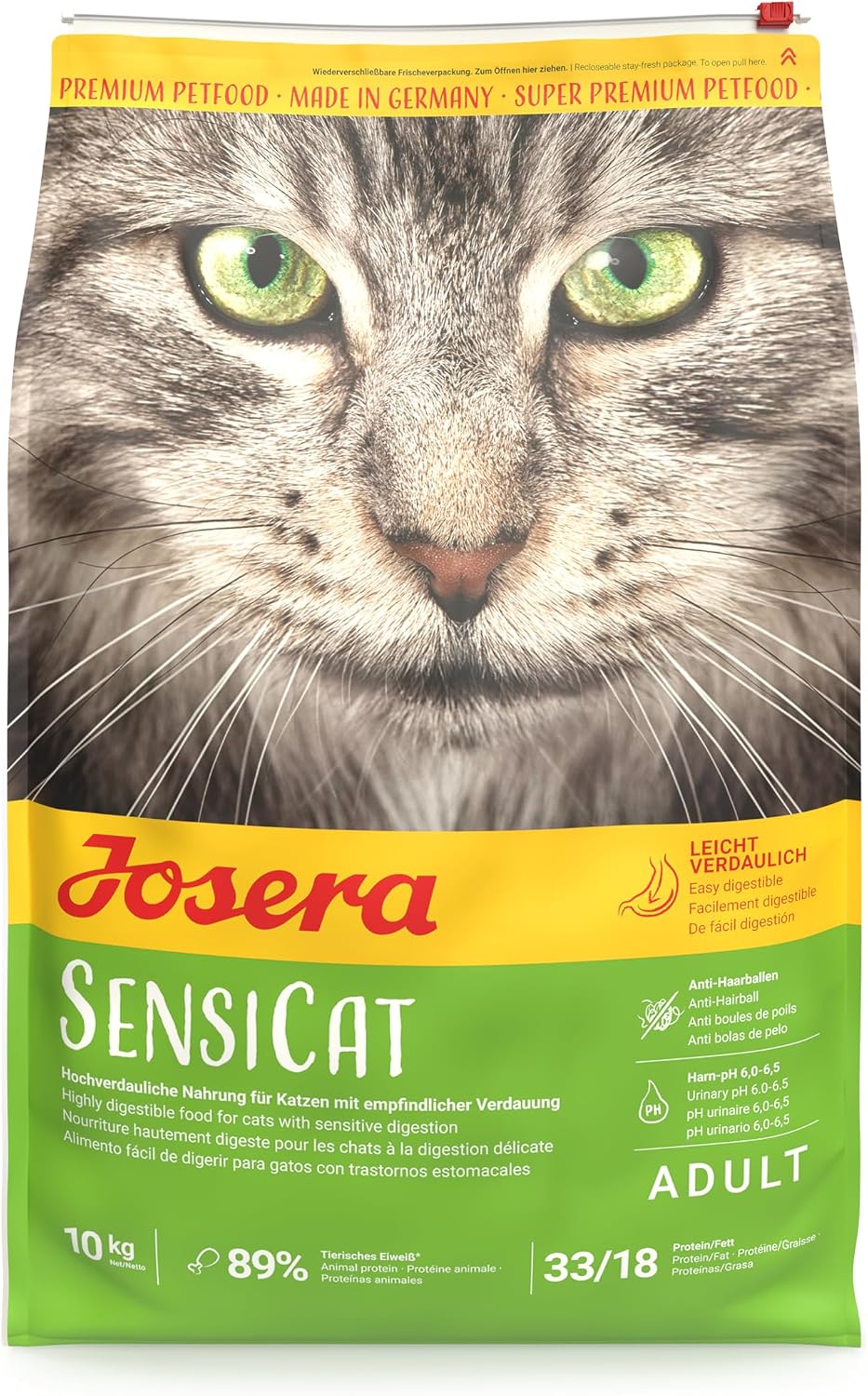Katzenfutter SensiCat verschiedene Sorten Gefluegel Geschmacklos weizen