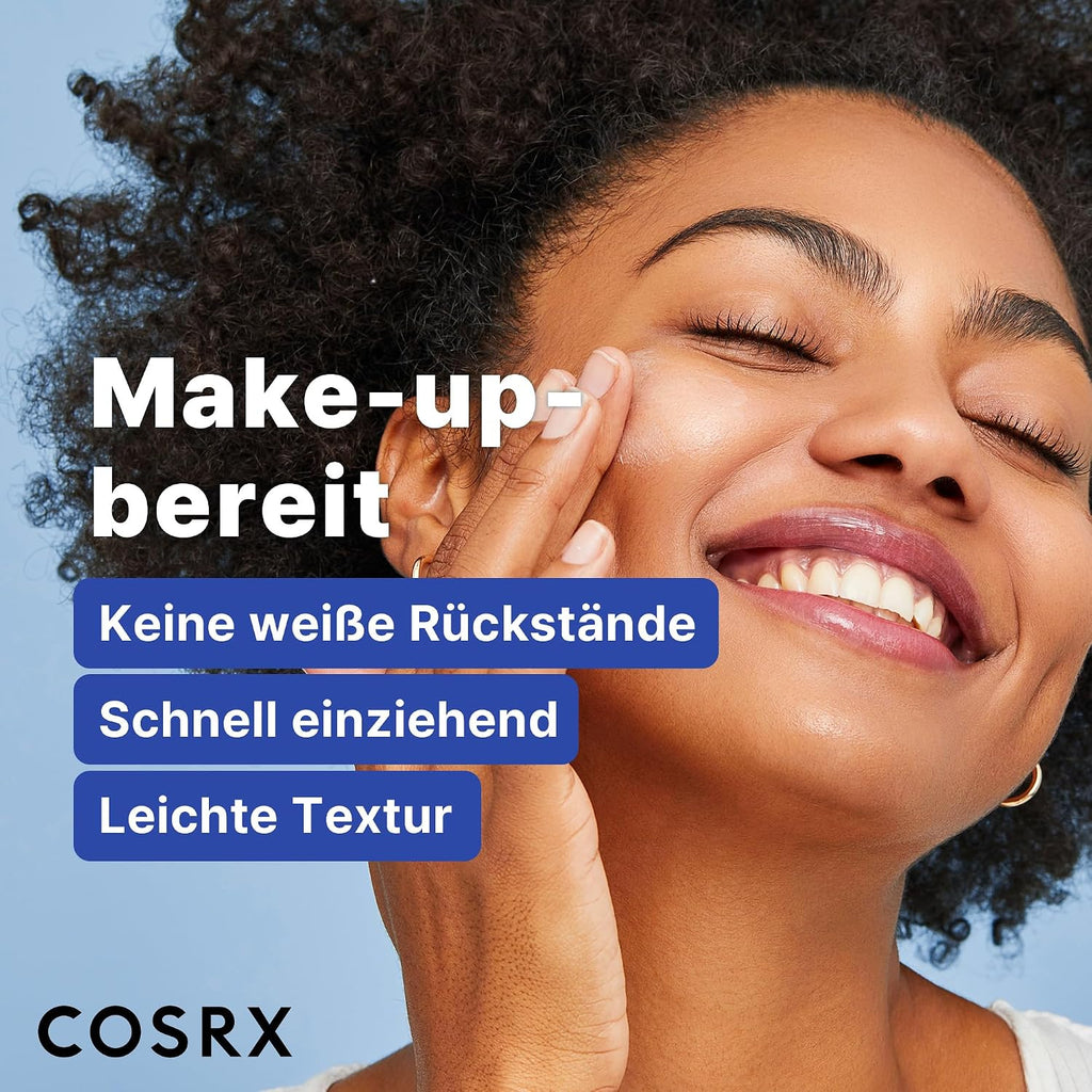 COSRX Sonnencreme LSF transparent leicht mit Hyaluronsaeure