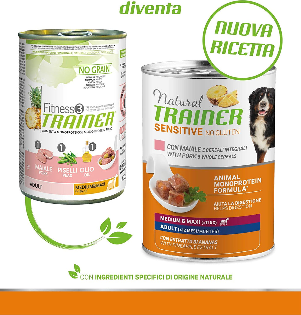 Natural Trainer Sensitive Medium Maxi Hundetrockenfutter Lamm & Vollkorn, versch