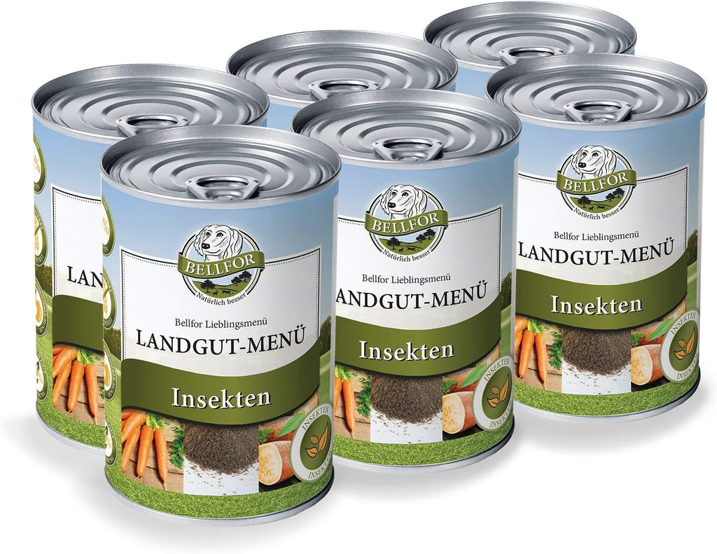 Bellfor Landgut-Menue Nassfutter Insekten 6x800g getreidefrei hypoallergen -8