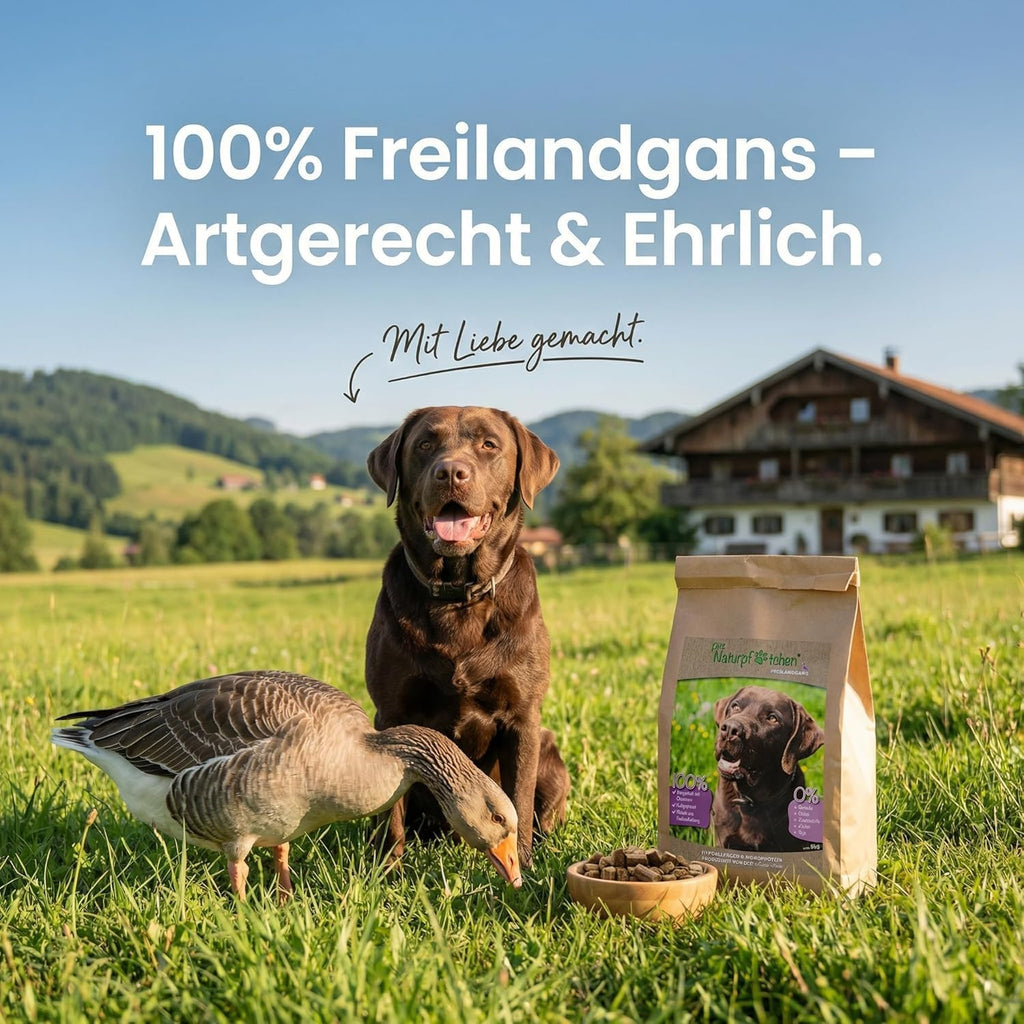 Markus-Muehle NaturNah Hundefutter kaltgepresst mit Huhn und Wild